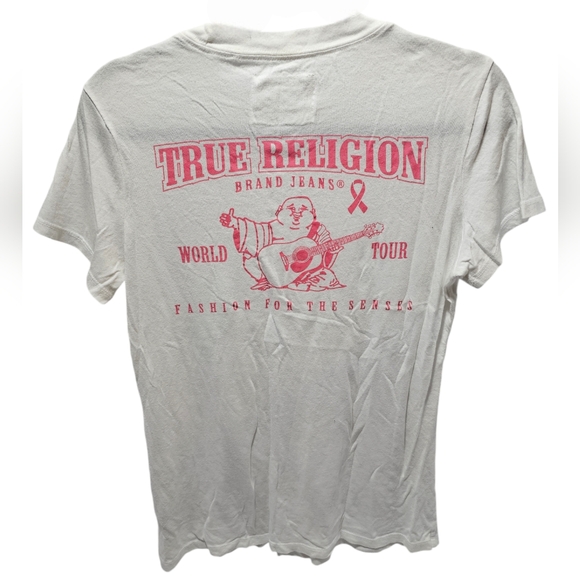 True Religion Breast Cancer Awareness Women's T-Shirt - Picture 2 of 2